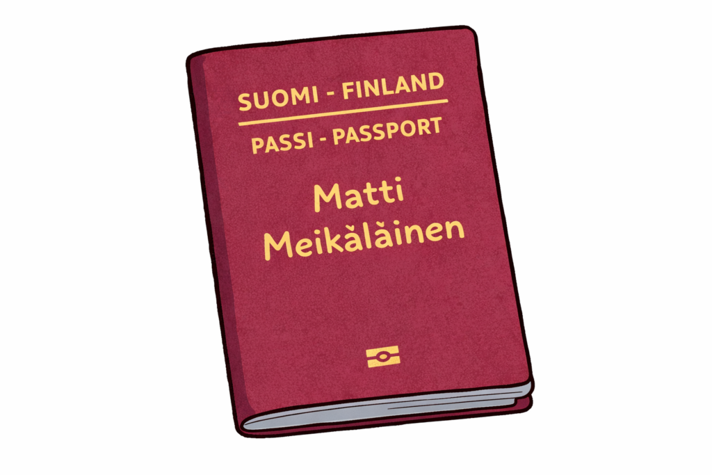 Esimerkkipiirros passista